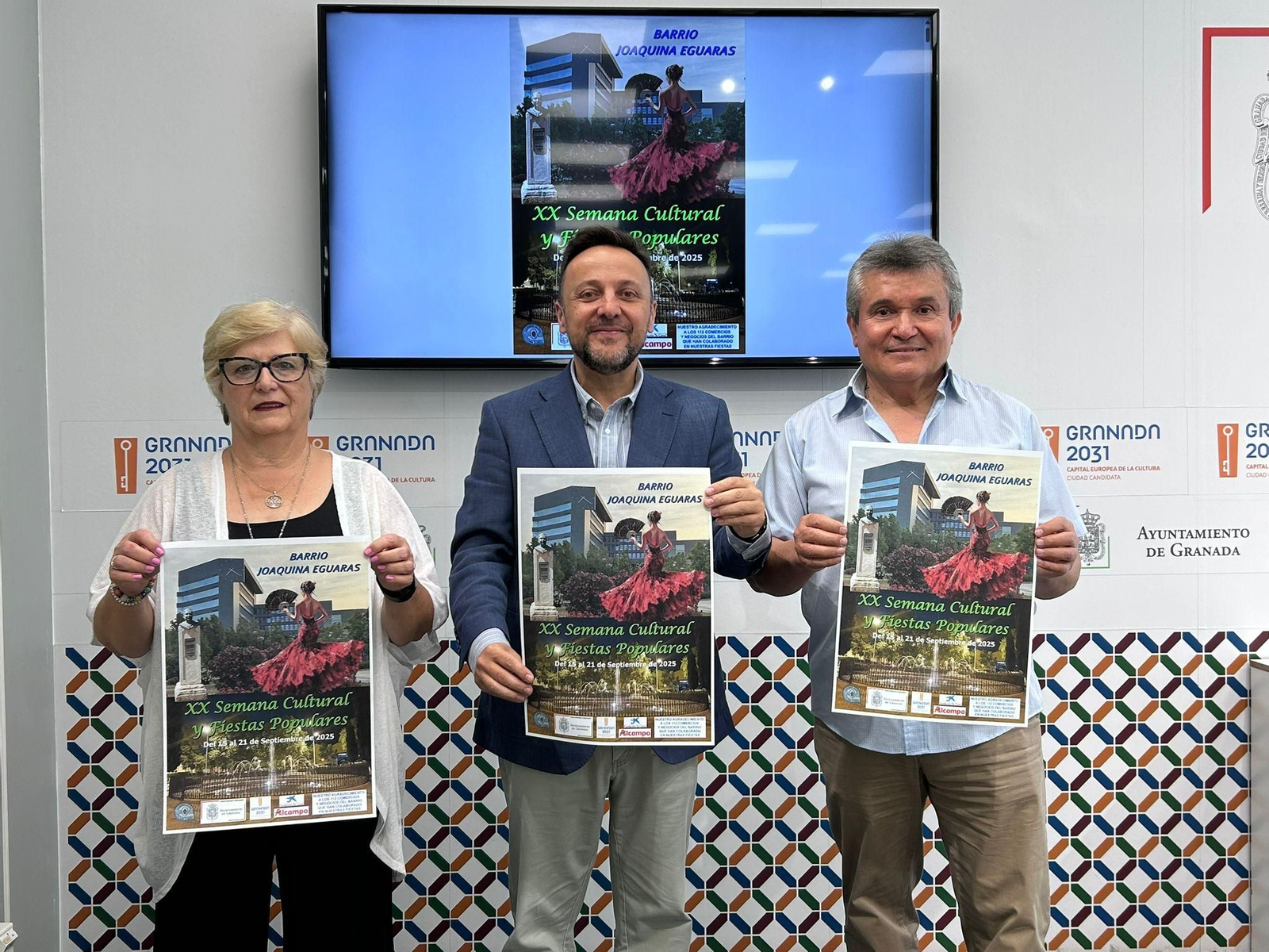 Presentación de las fiestas de Joaquina Eguaras