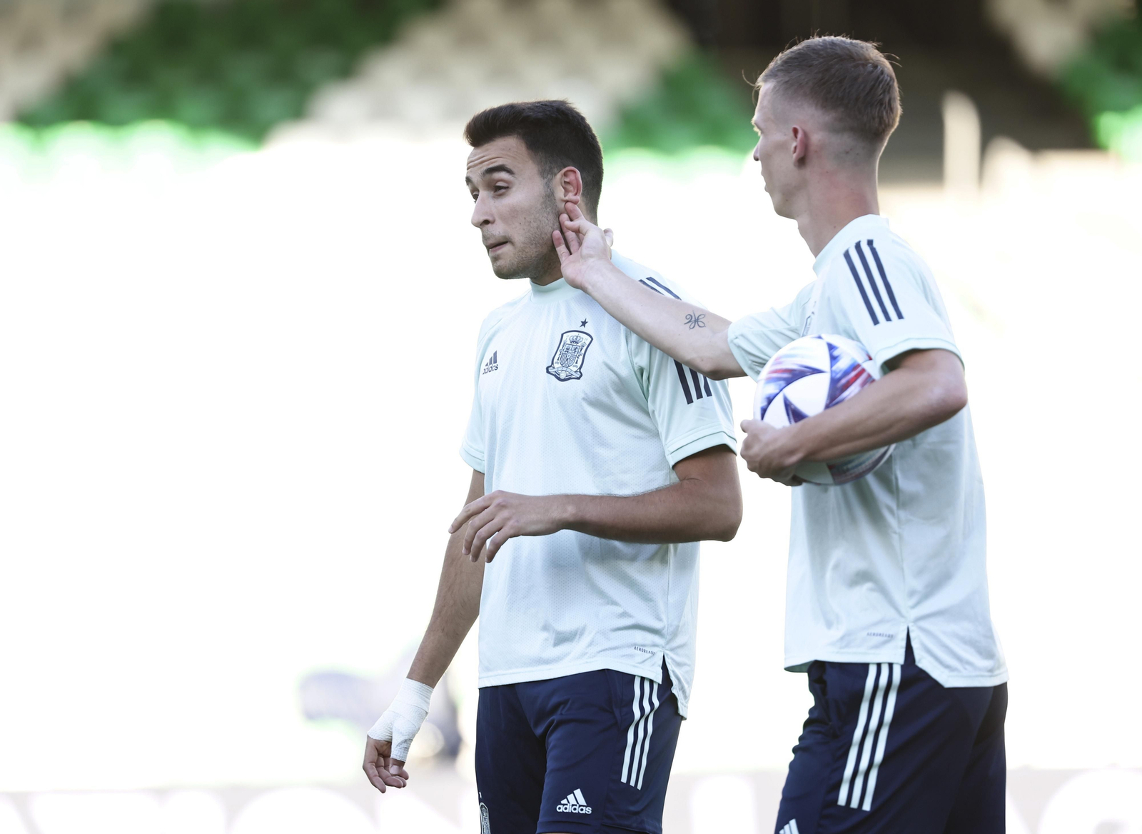 Las imágenes de la selección española en Sevilla