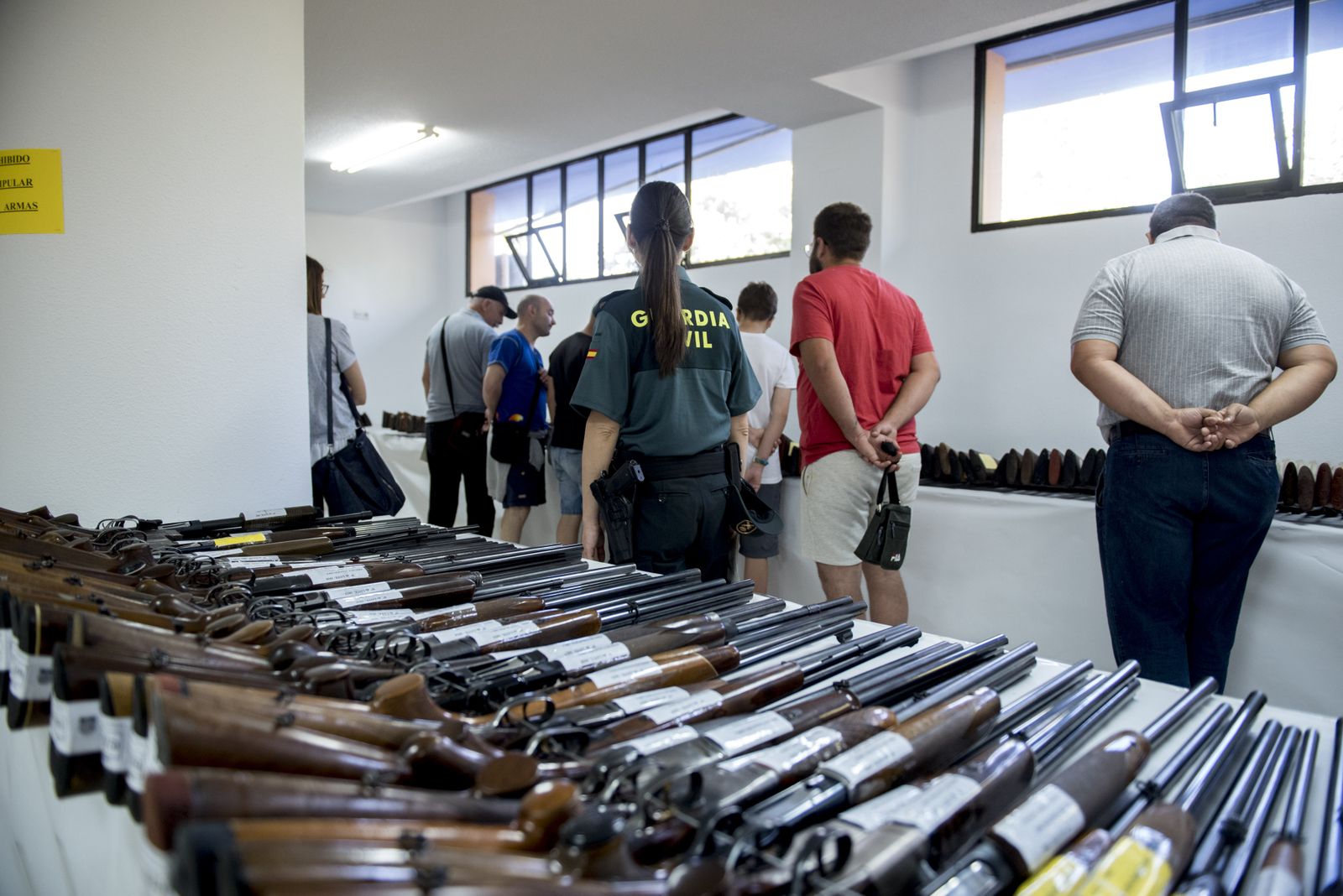 Imágenes de las armas subastadas por la Guardia Civil en Granada