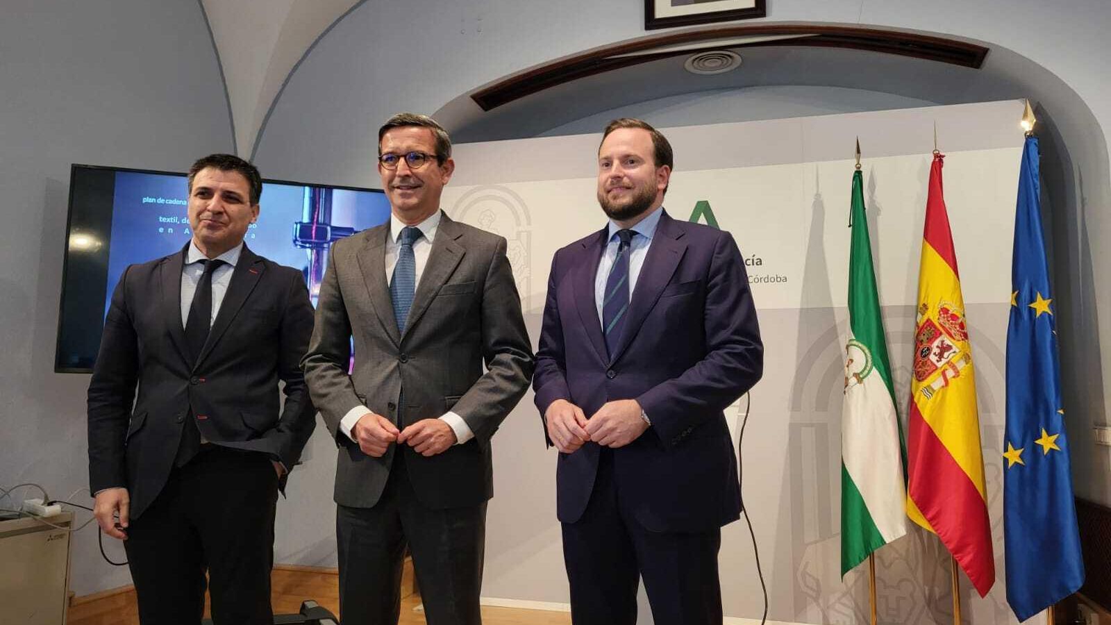 Cristóbal Sánchez, Jorge Paradela y Agustín López.