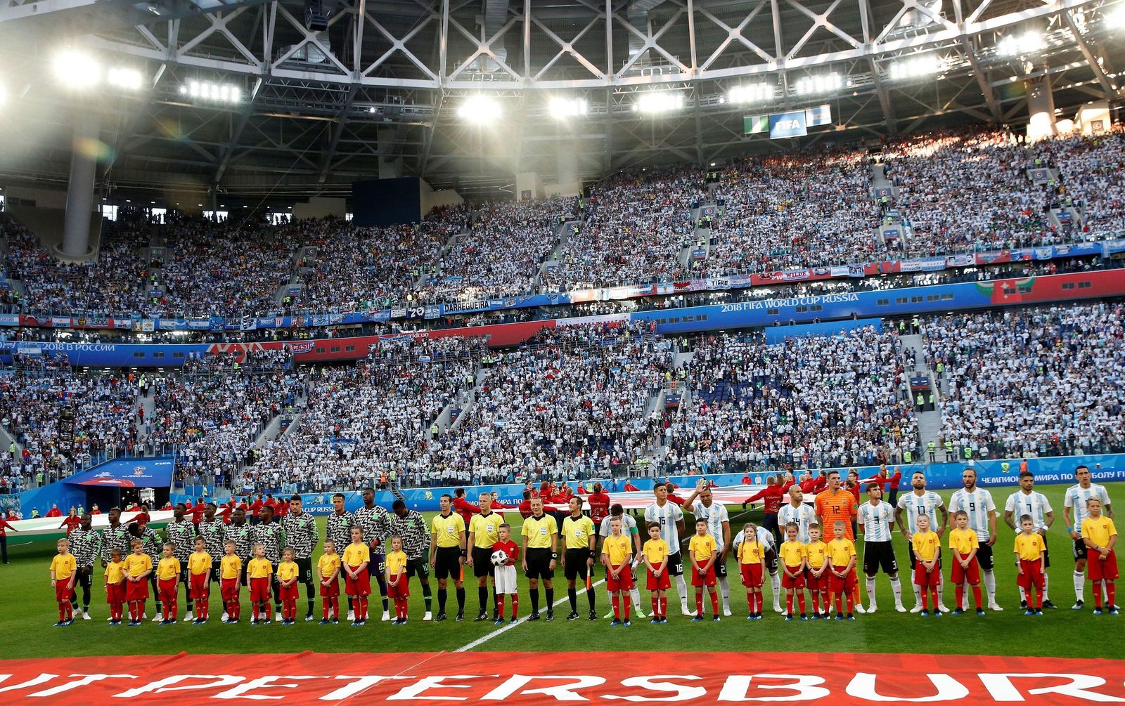 Las imágenes del Nigeria-Argentina