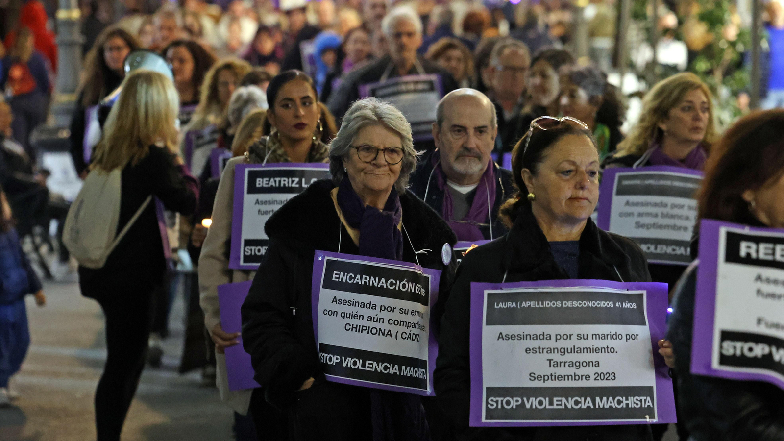 Manifestación en Jerez contra las Violencias Machistas