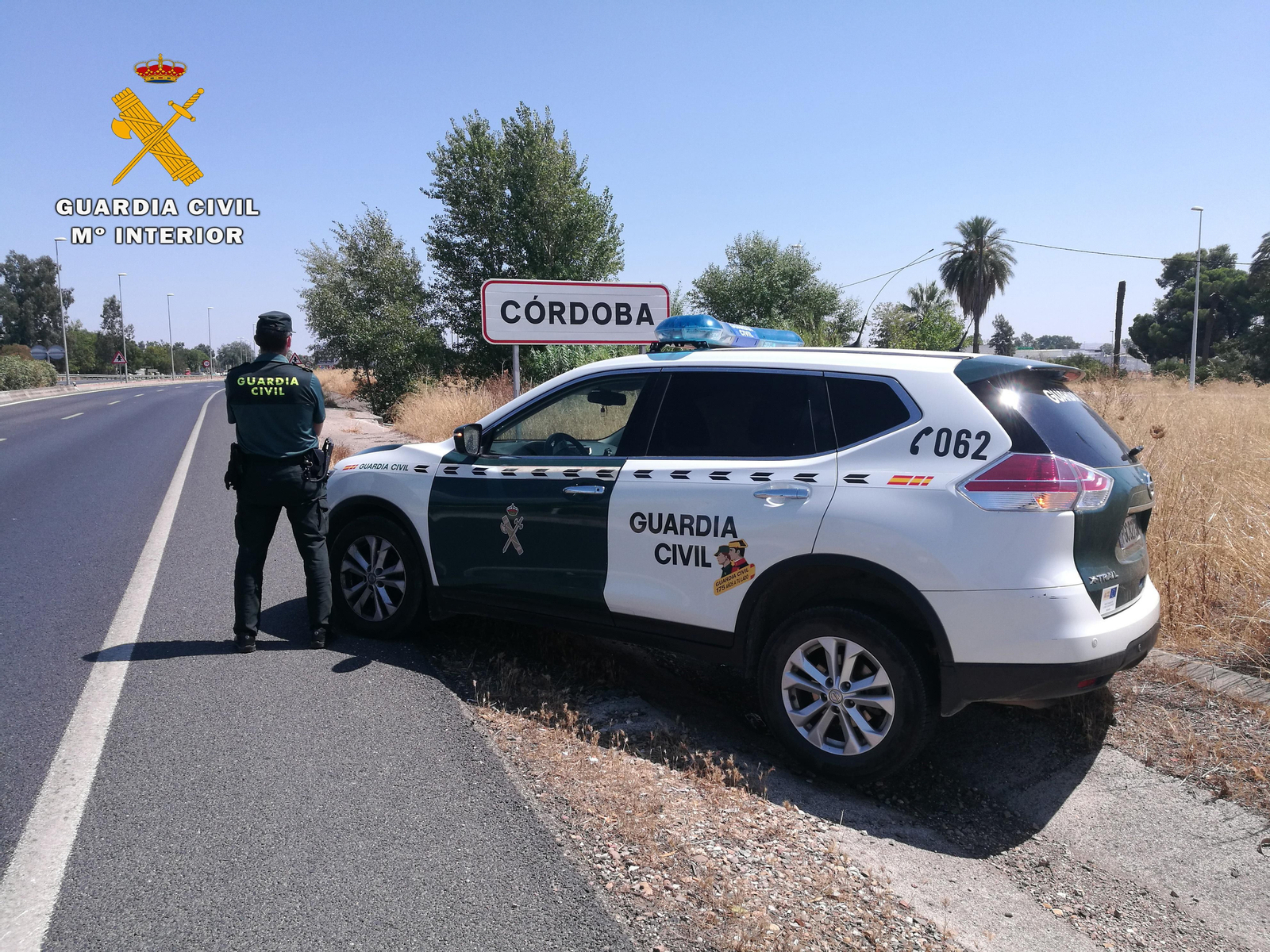 Puesto de la Guardia Civil en Córdoba.