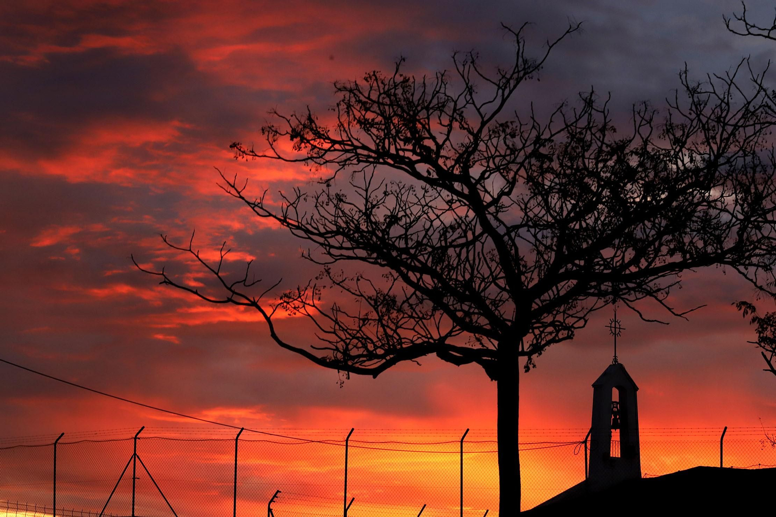 Atardecer en el Santuario de la Cinta