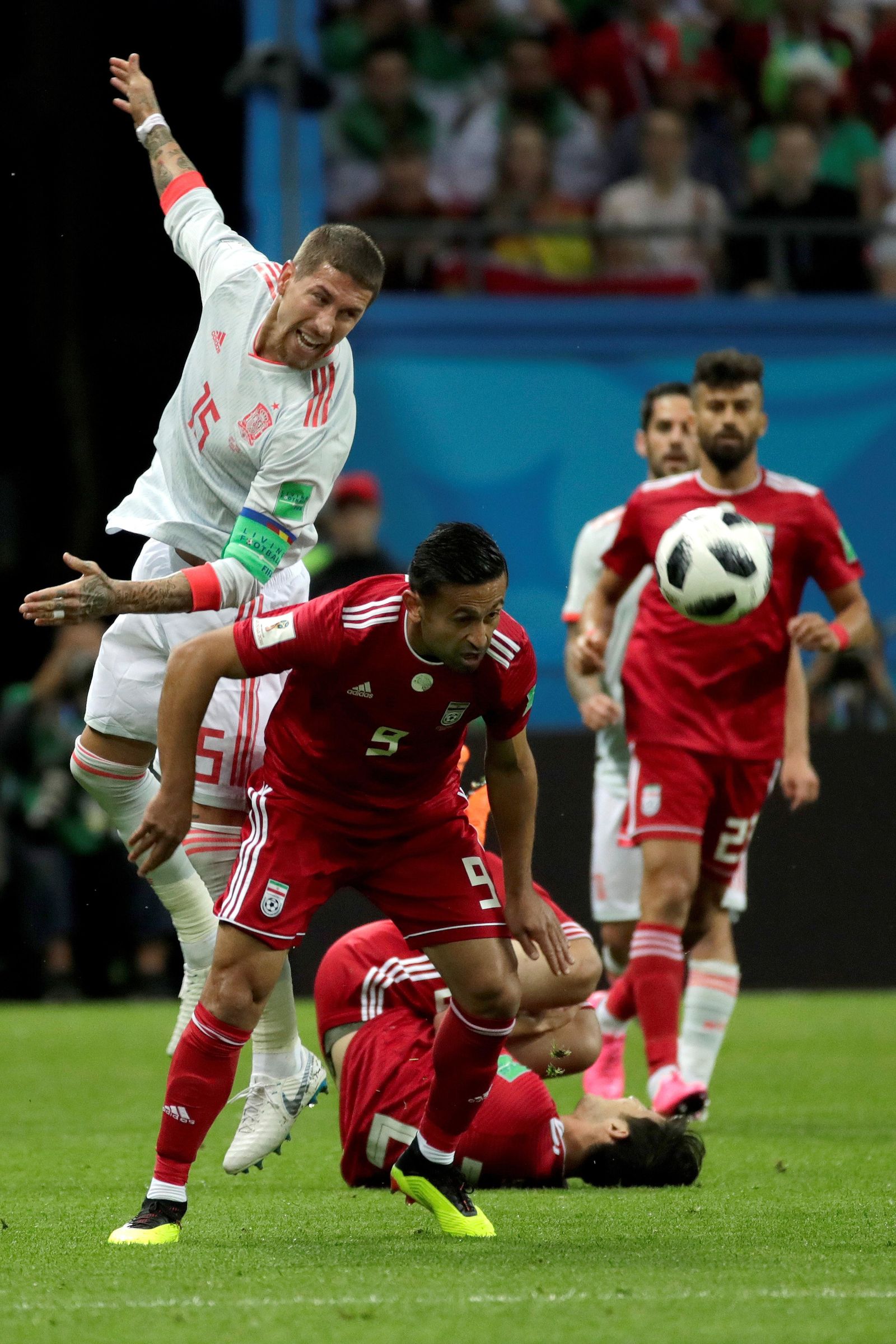 Las imágenes del Irán-España