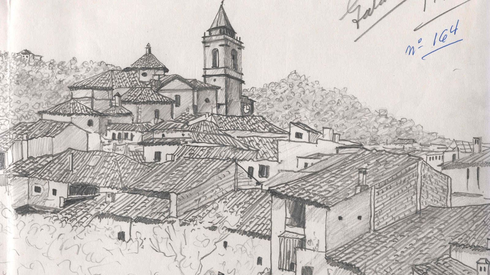 Iglesia parroquial de Galaroza por Manuel Vázquez Real.