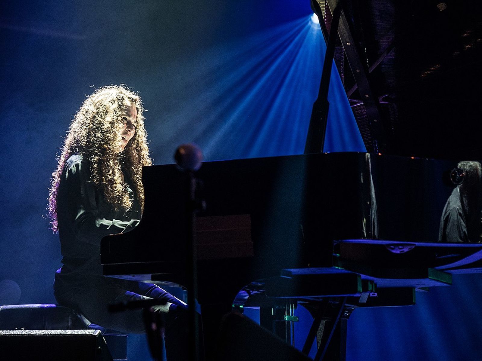 La pianista suiza Sylvie Courvoisier.