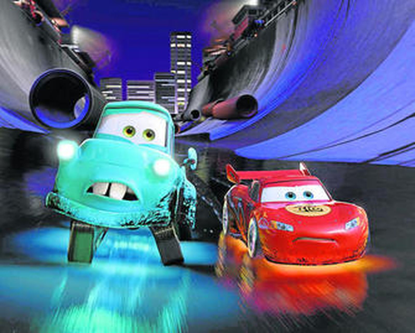 Una escena de la nueva entrega de 'Cars'.