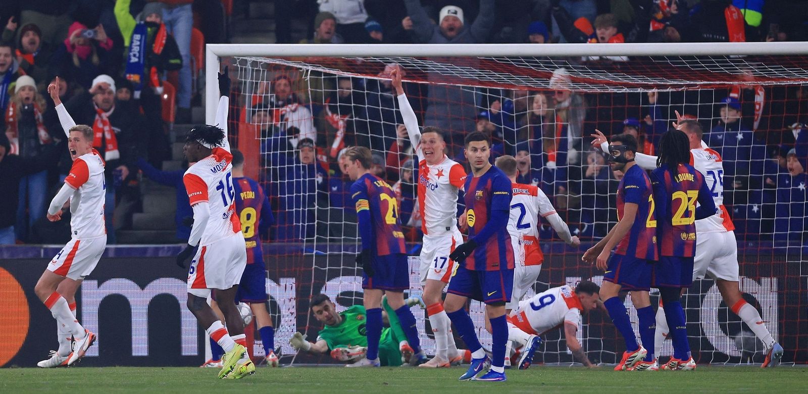 Las fotos del Slavia Praga-Barcelona