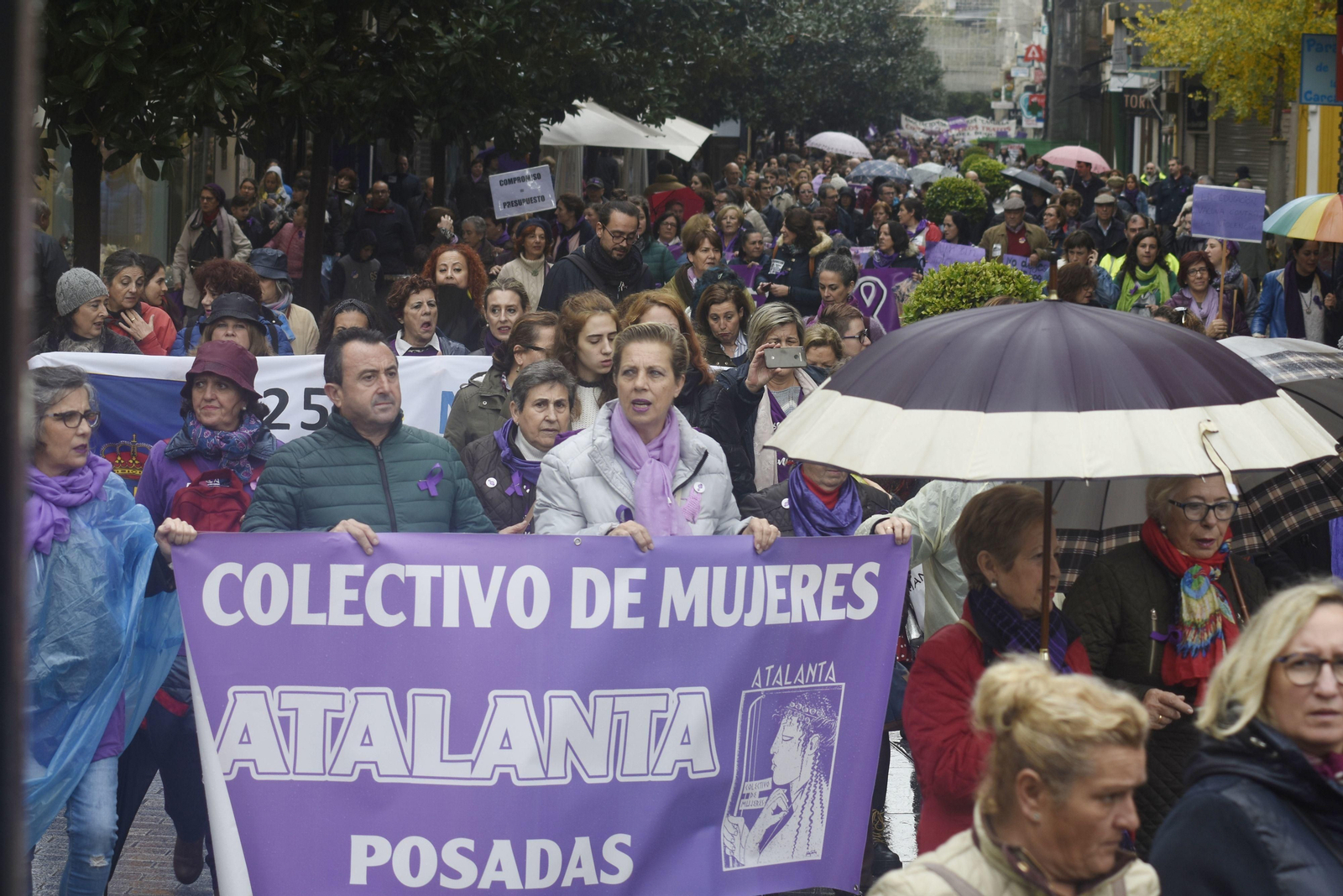 Las imágenes de la manifestación contra la violencia de género