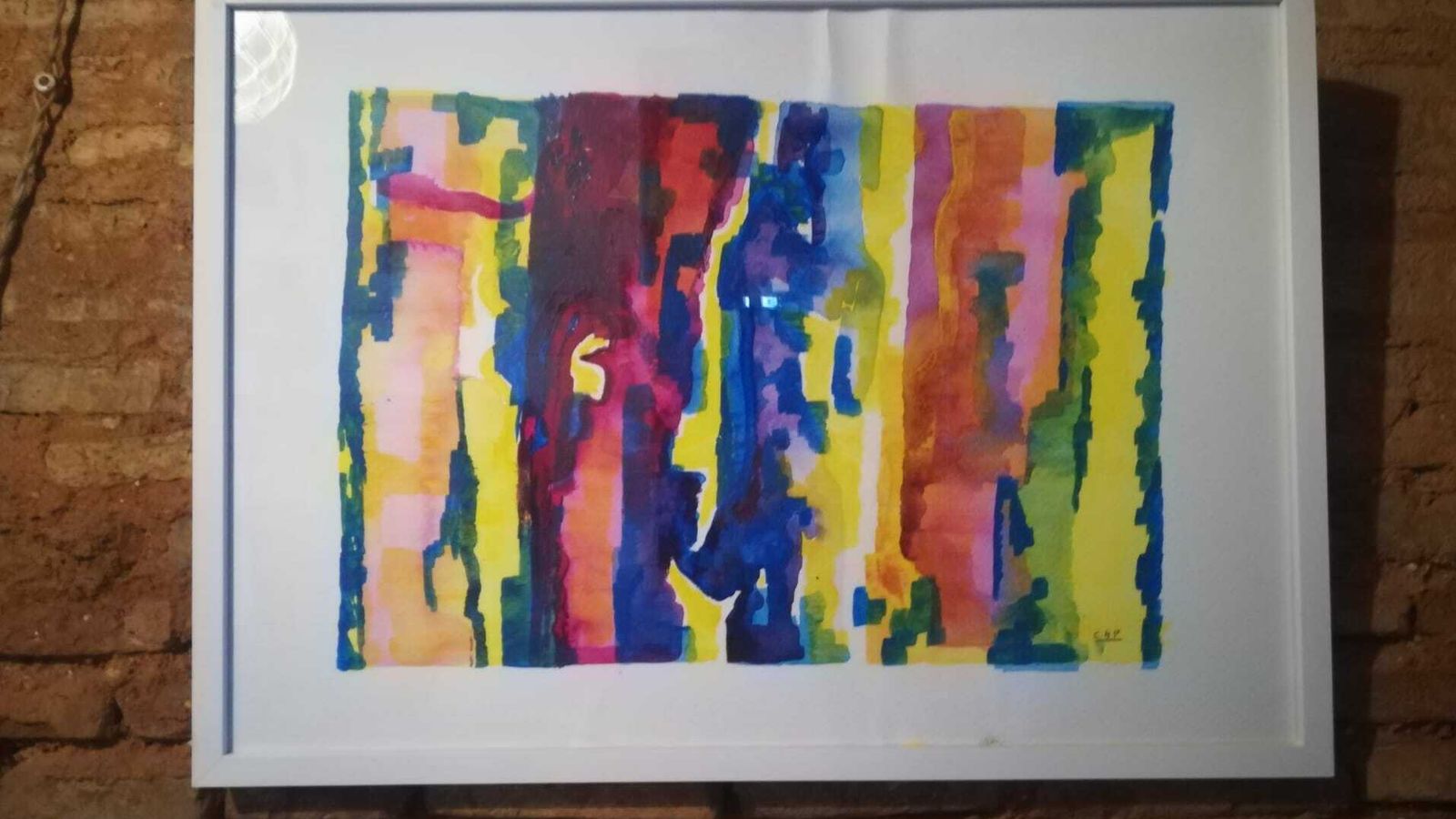 Una de las obras expuestas.