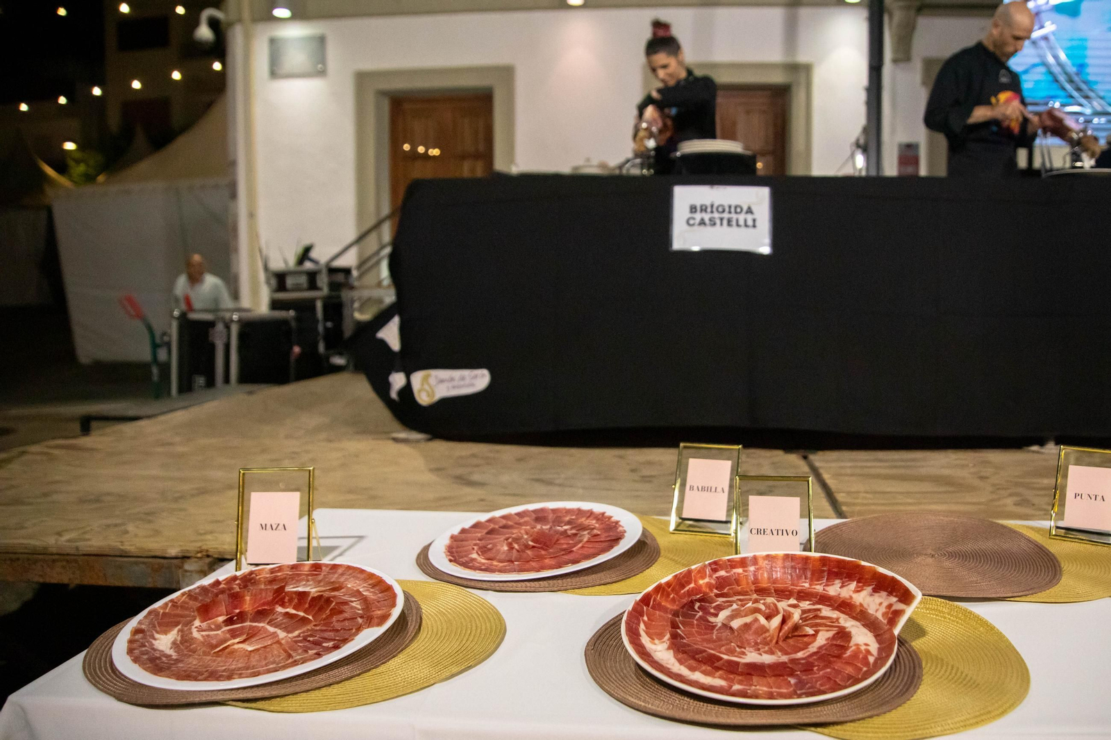 Concurso de cortadores de jamón en Serón, en imágenes
