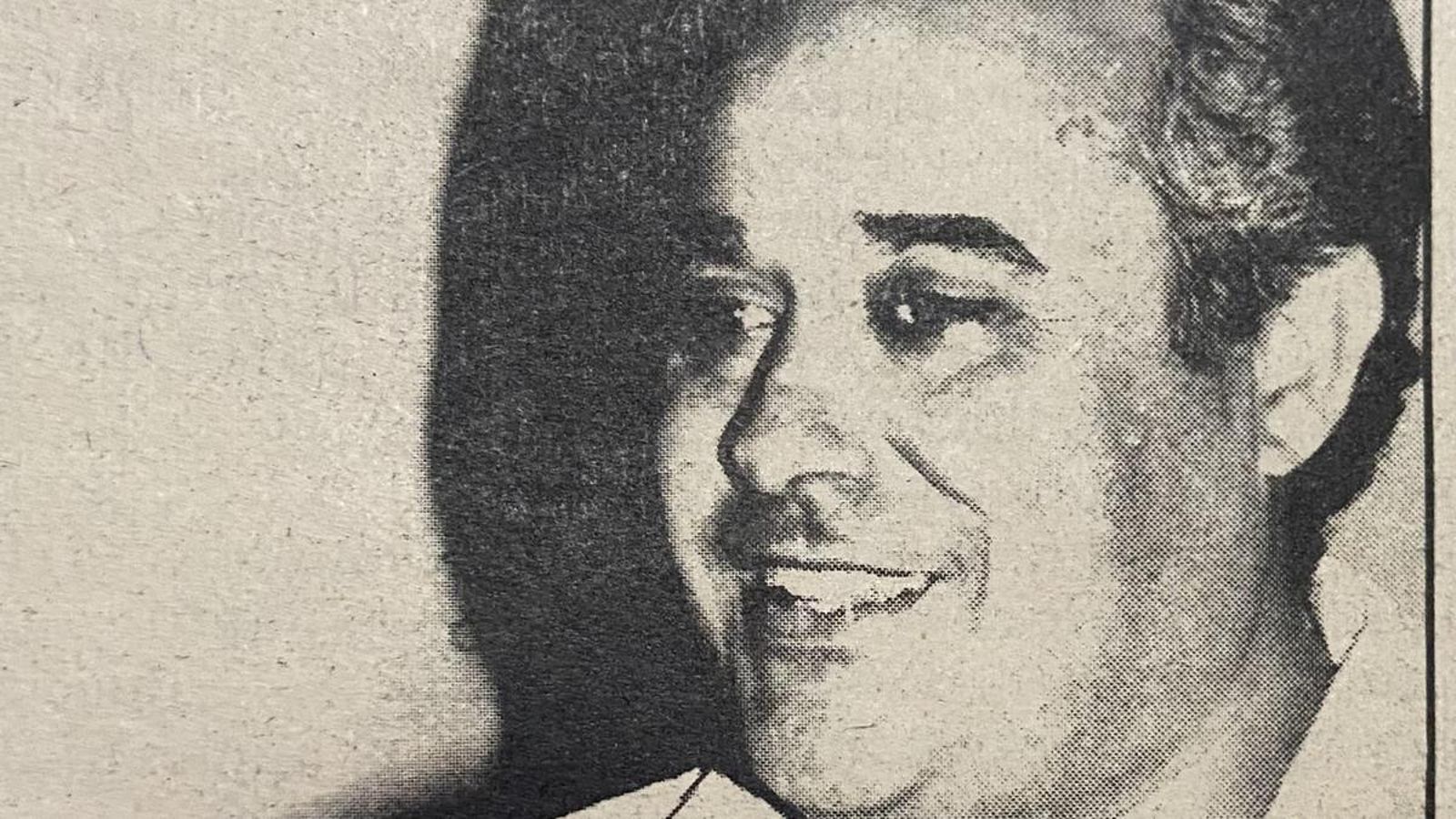 Francisco Sánchez Gálvez, en 1982.