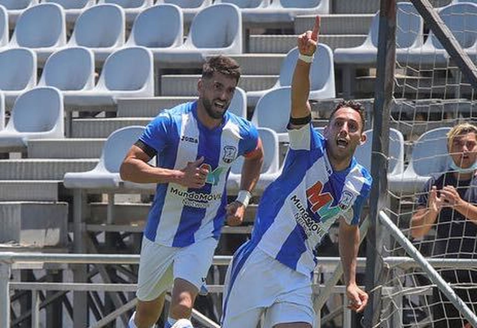 Caballero anotó el gol del Jerez Industrial en ausencia de Jesús Barrera.