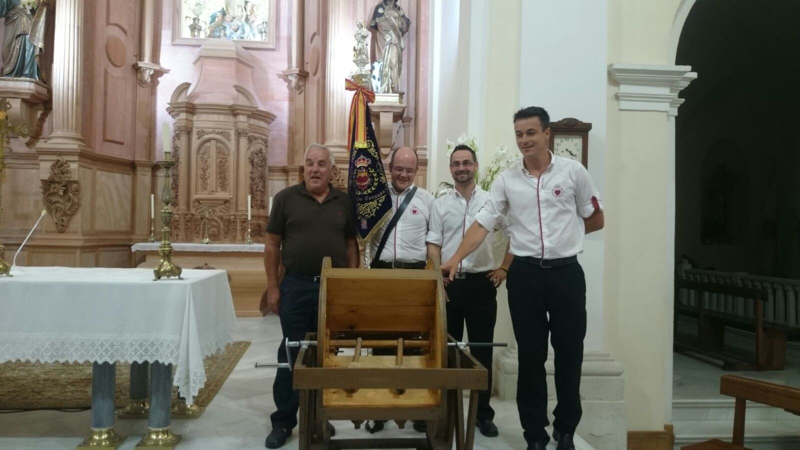 Francisco Pérez y miembros de la banda.