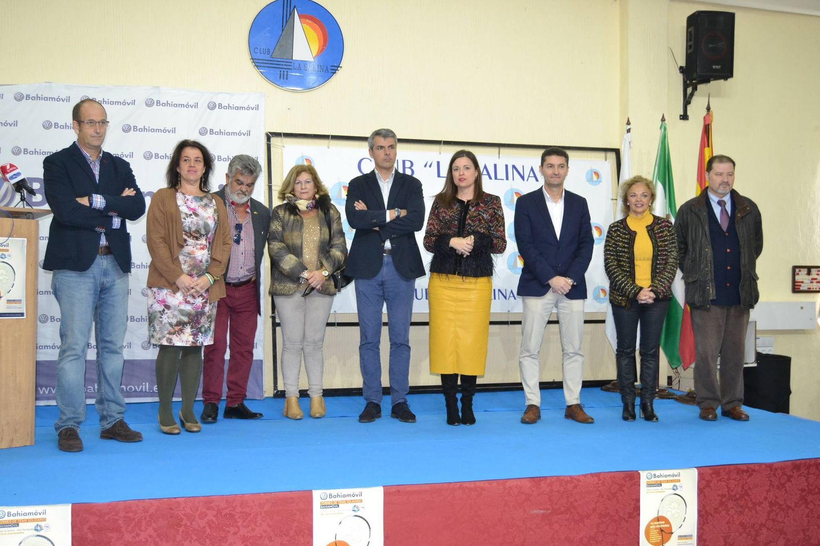 Presentación del I Torneo de Tenis Solidario Bahiamóvil