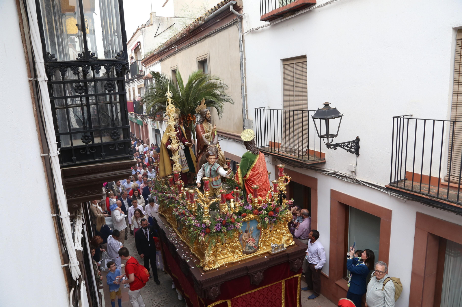 La procesión de la Borriquita de Montoro, en imágenes