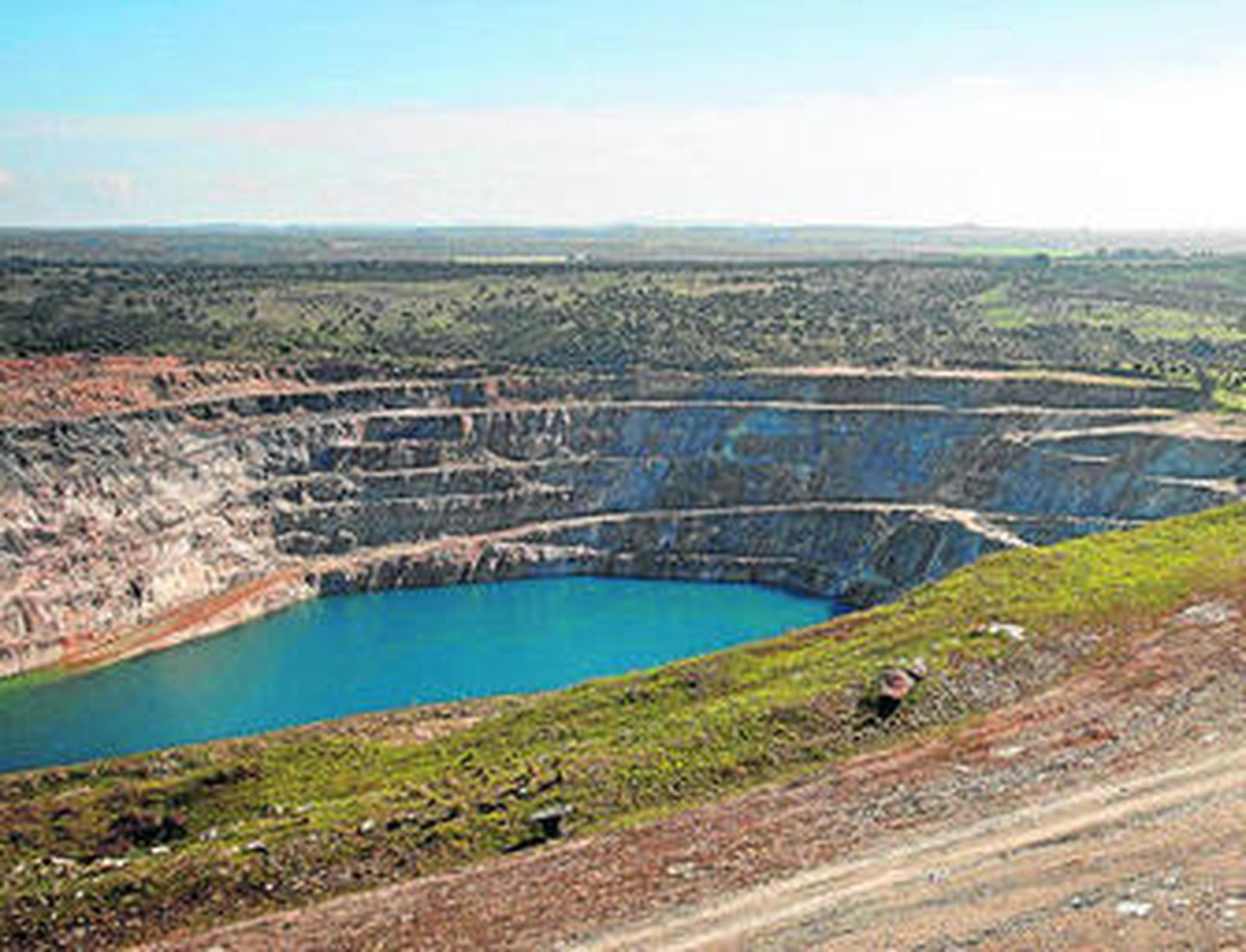 Una imagen de la mina de Aznalcóllar.