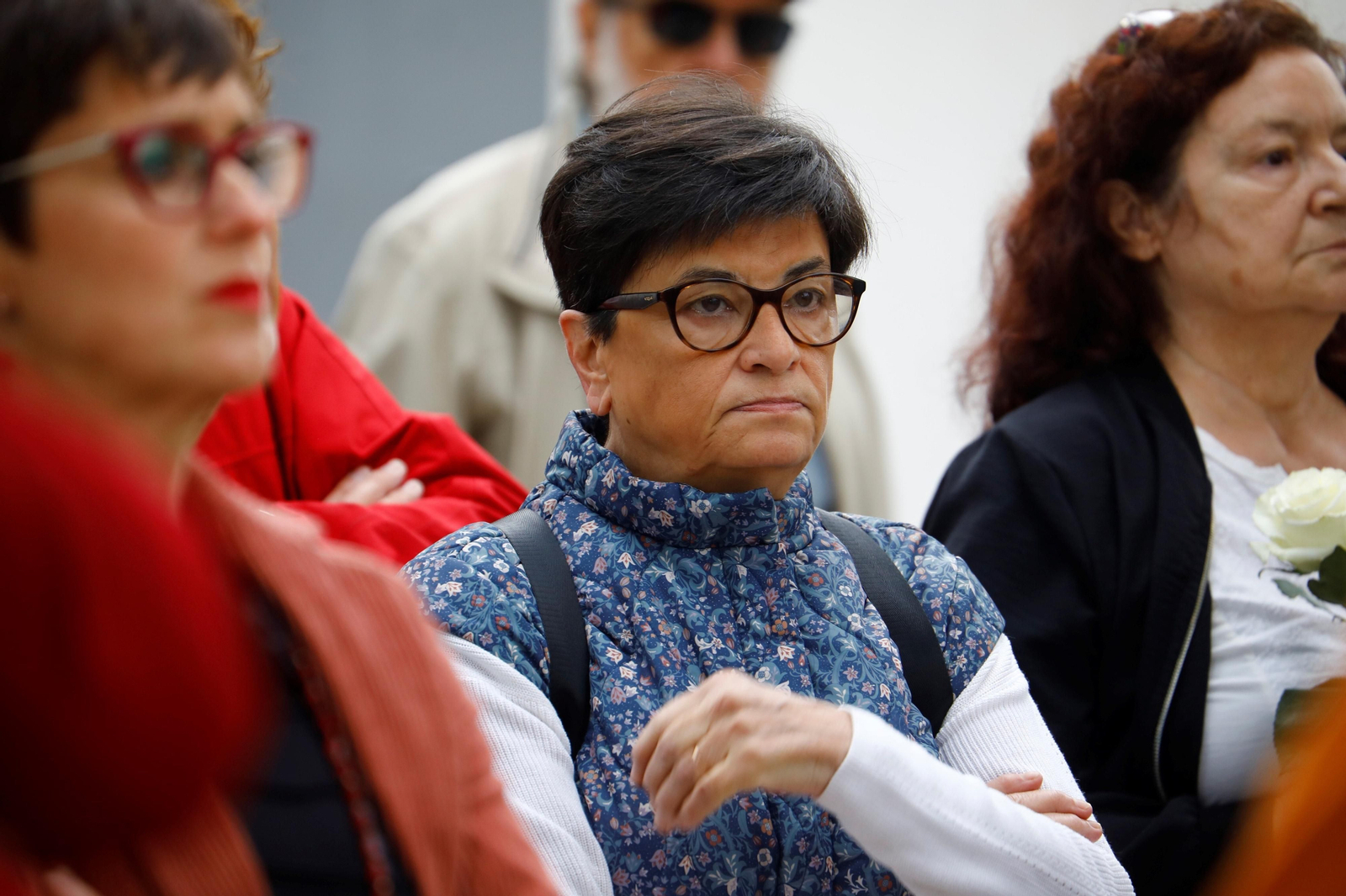 El acto de homenaje previo a las exhumaciones de las fosas en la Salud, en imágenes