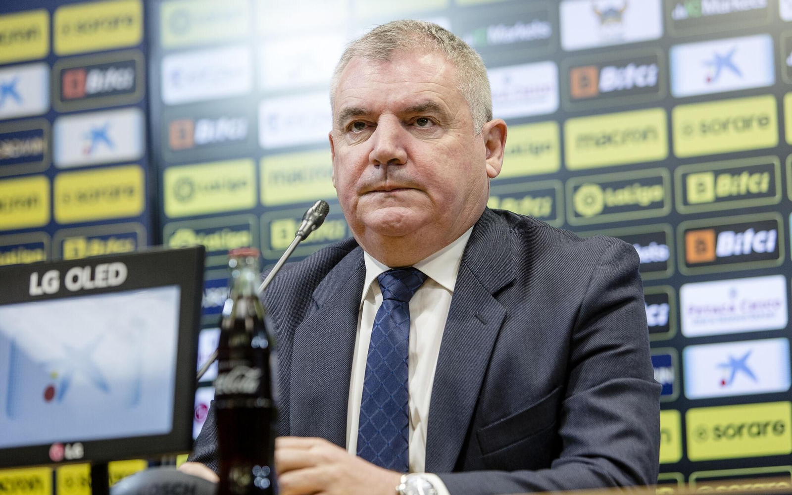 Manuel Vizcaíno, presidente del club gaditano.