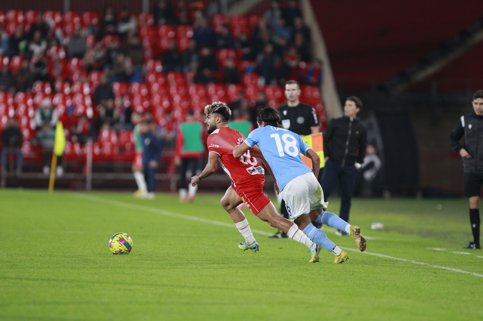 Imágenes del partido de fútbol amistoso U.D. Almería-Lazio