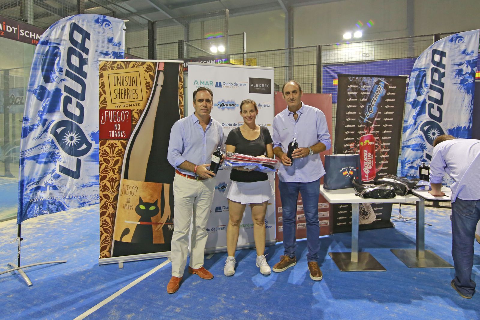 Entrega de premios de la IV Diario de Jerez Pádel Cup