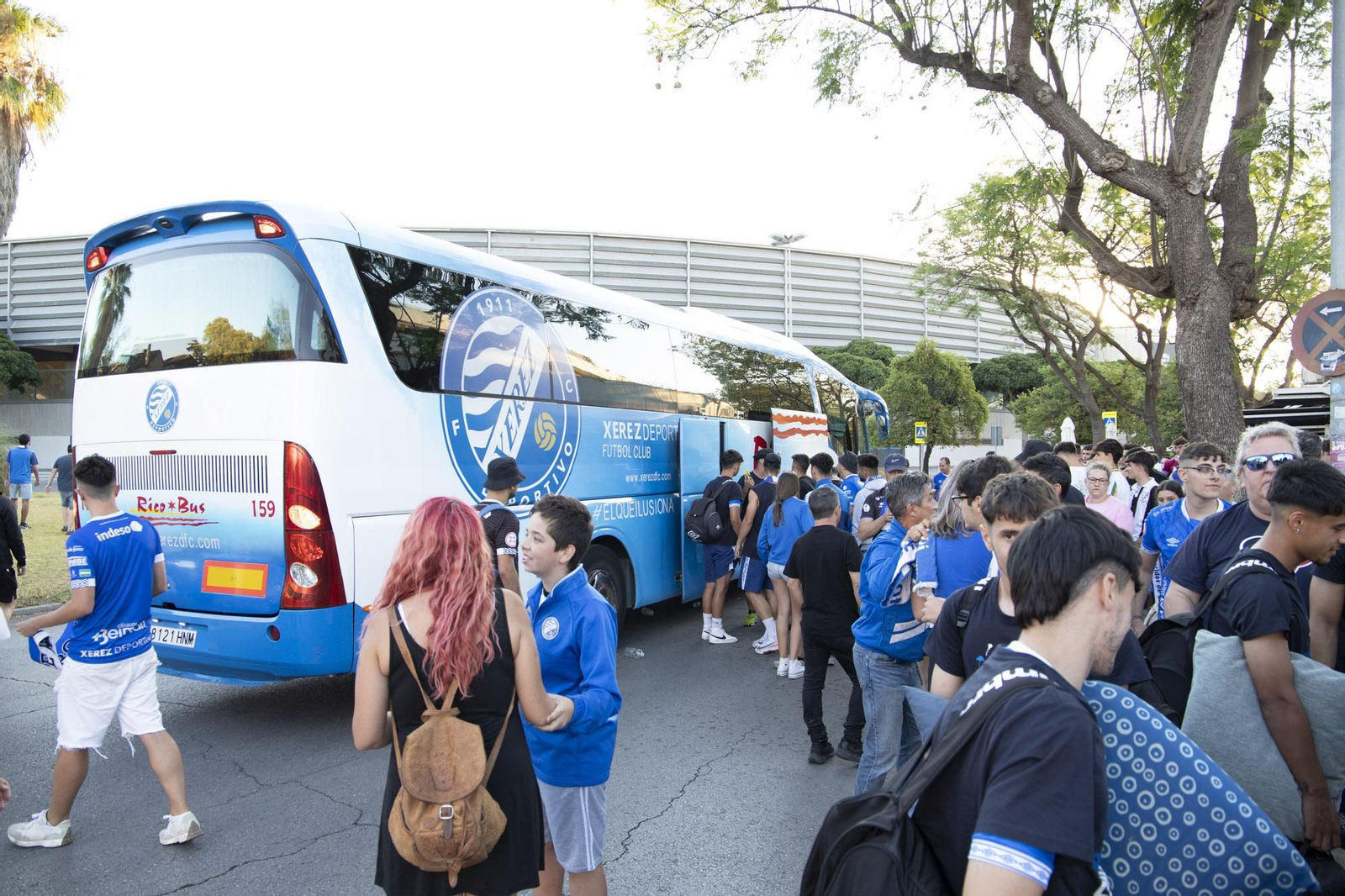 Así ha recibido la afición del Xerez DFC al equipo tras el ascenso