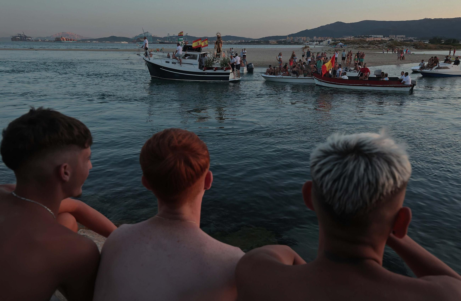Fotos de la procesión de la Virgen del Carmen en Palmones