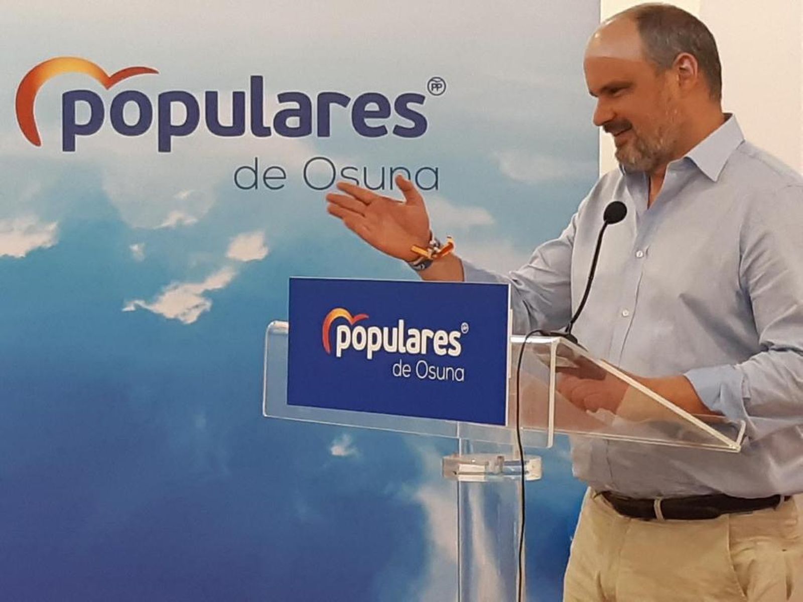 El portavoz del PP en el Ayuntamiento de Osuna, Luis Rodríguez Santana.