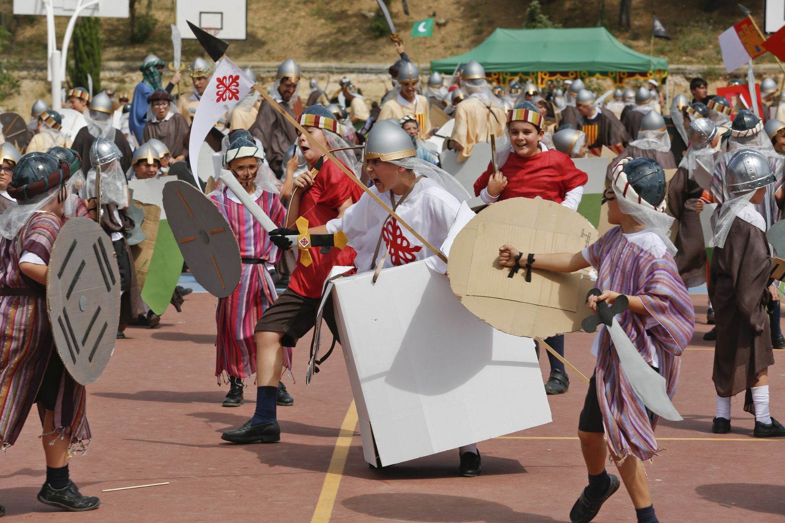 La Batalla de las Navas de Tolosa escenificada por los alumnos de El Romeral