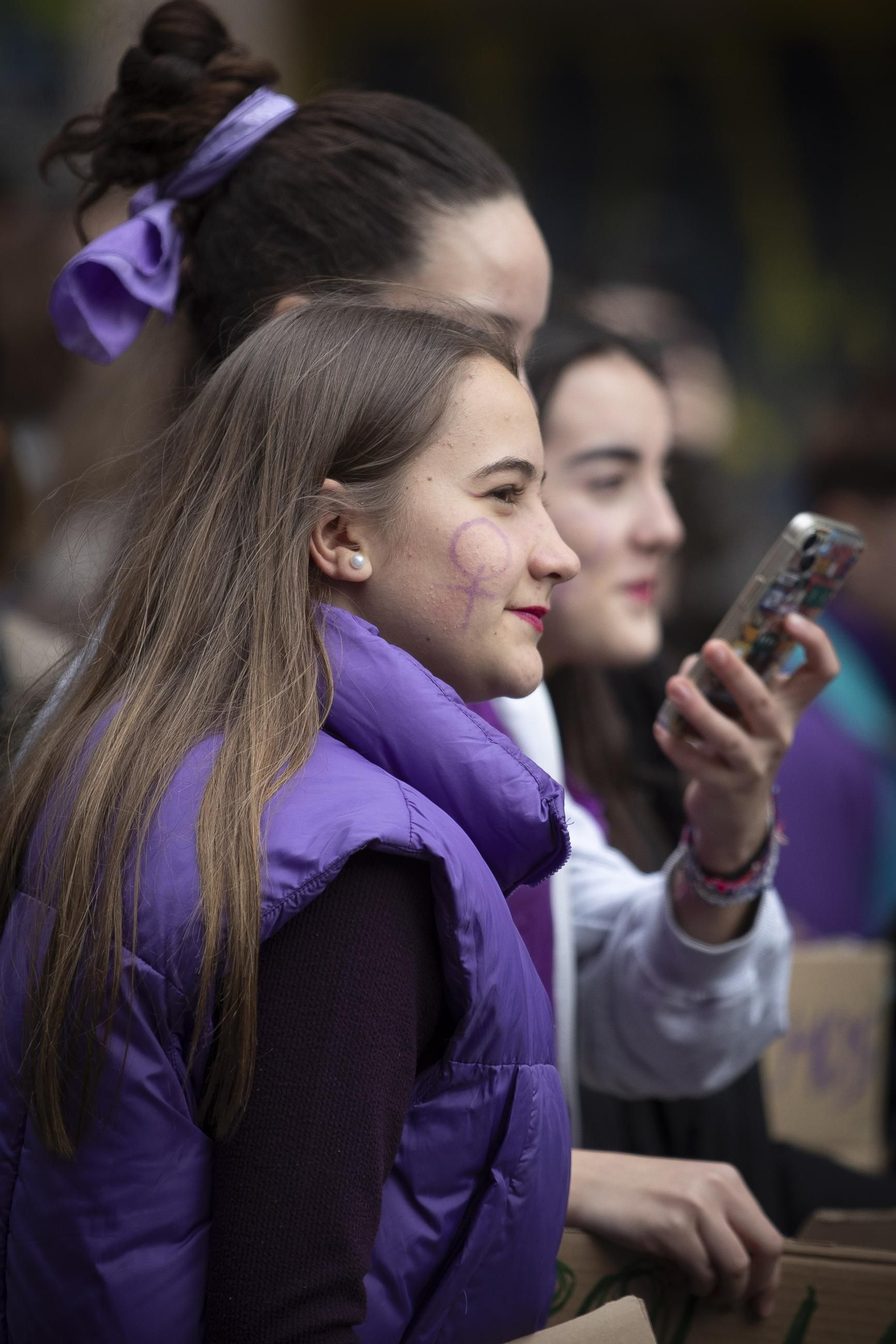 Las mejores imágenes de la manifestación del 8M en Granada