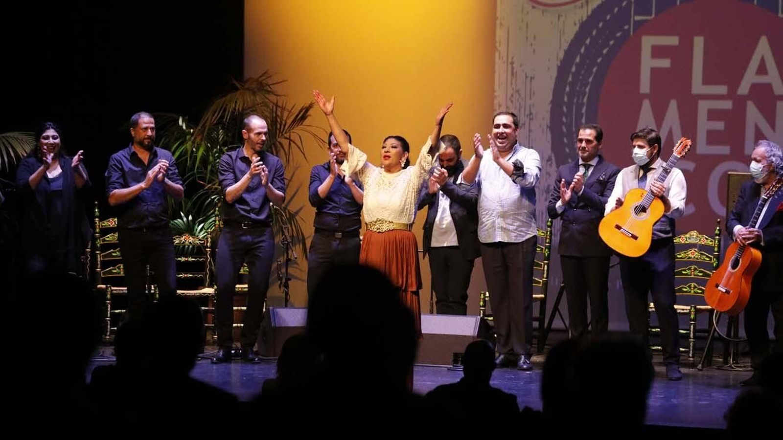 Las fotos de la entrega de la Palma de Plata a Manuela Carrasco