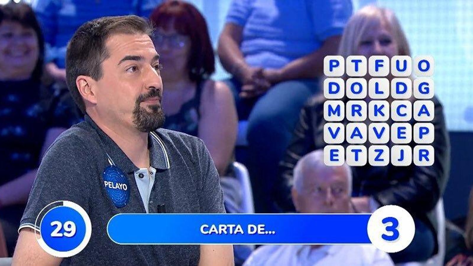 Pelayo, concursante de 'Pasapalabra'