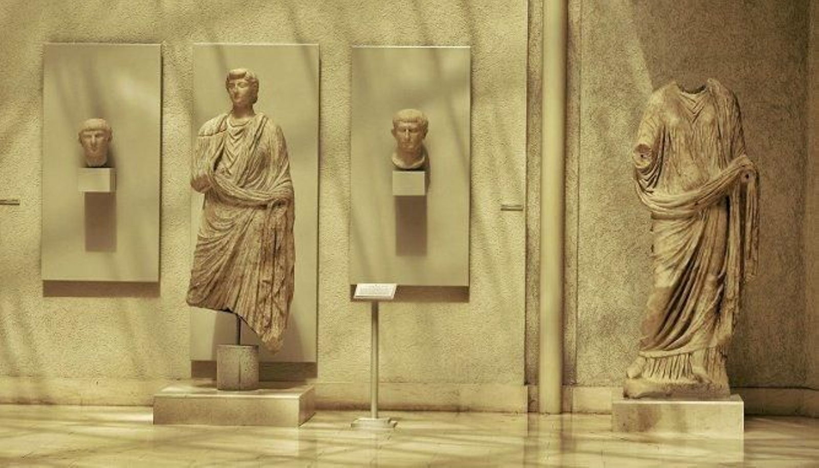 La estatua de Livia, ya completa.