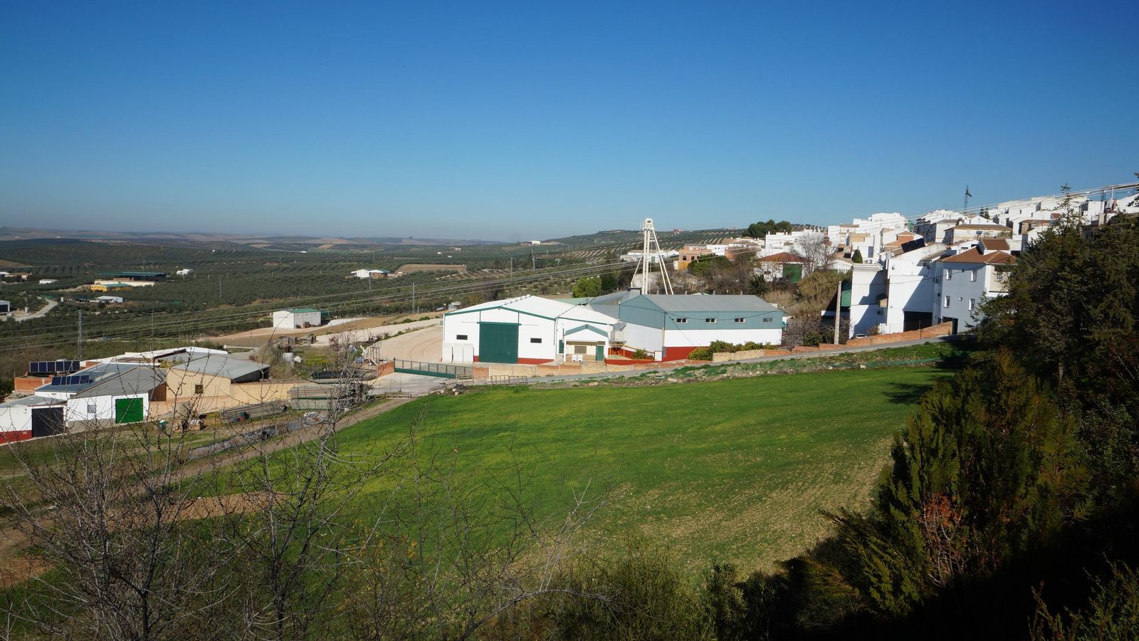 Casco urbano de Montalbán.