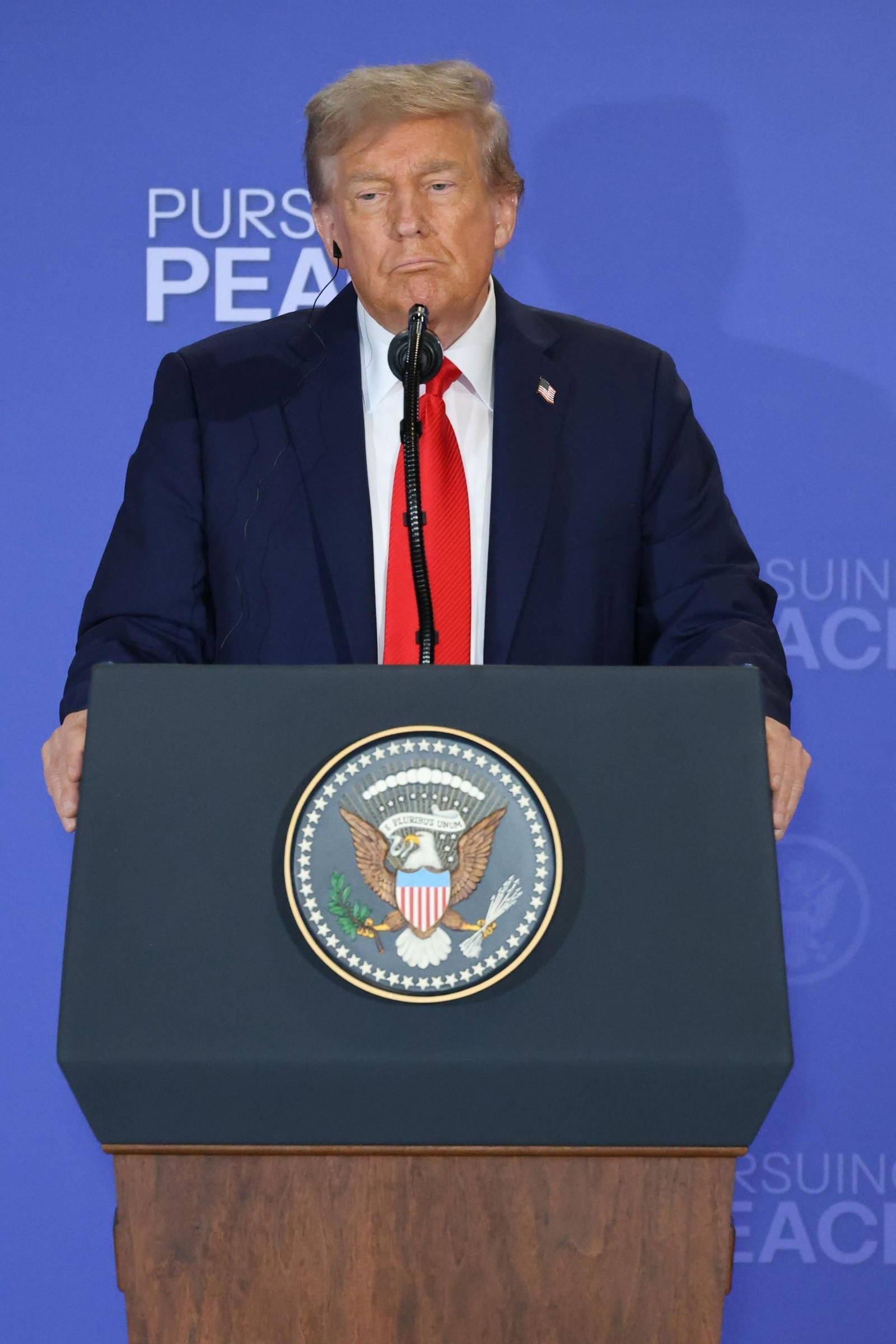 Las imágenes de la reunión de Trump con Putin en Alaska