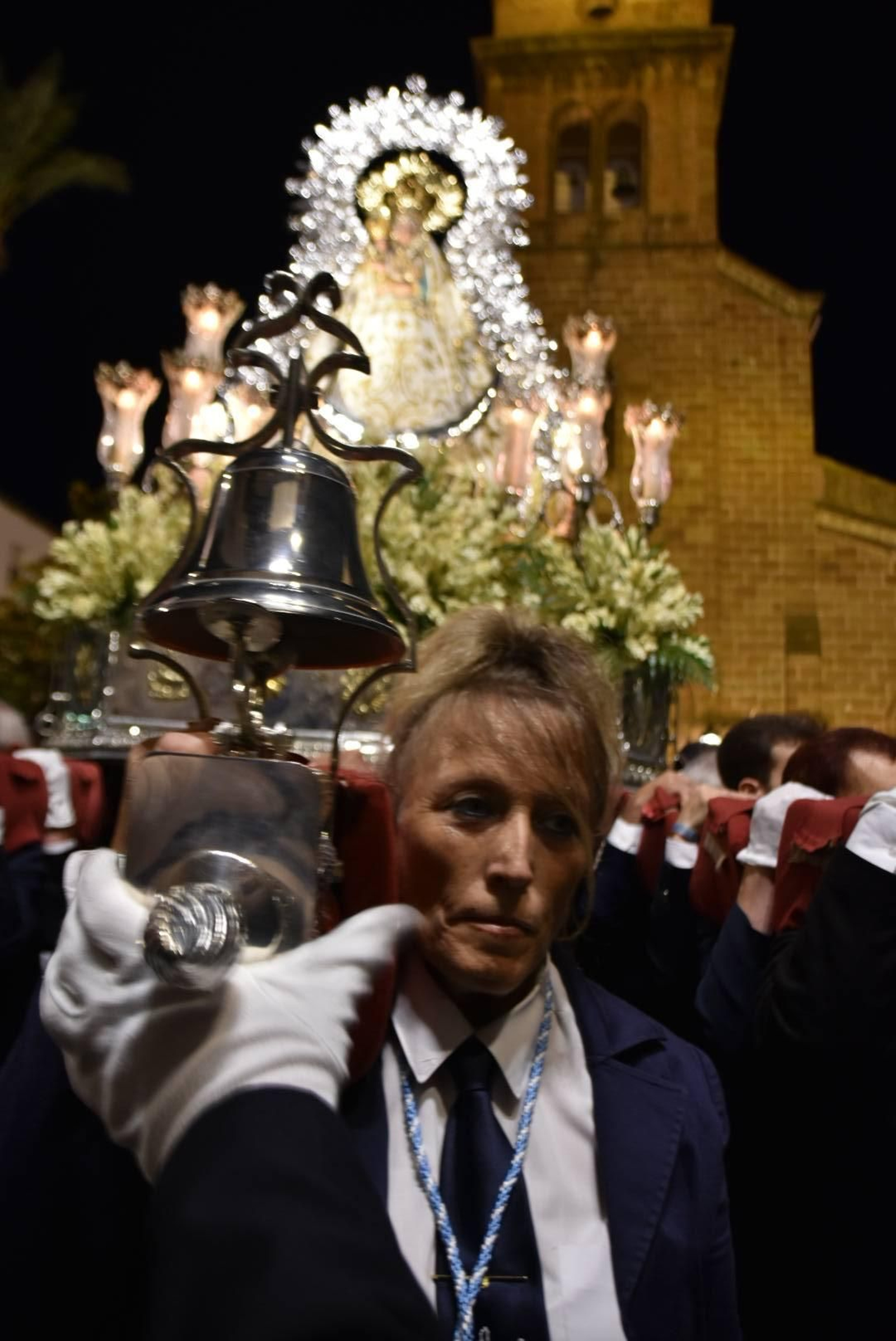 Procesión de la Virgen de la Estrella en Villa del Río.