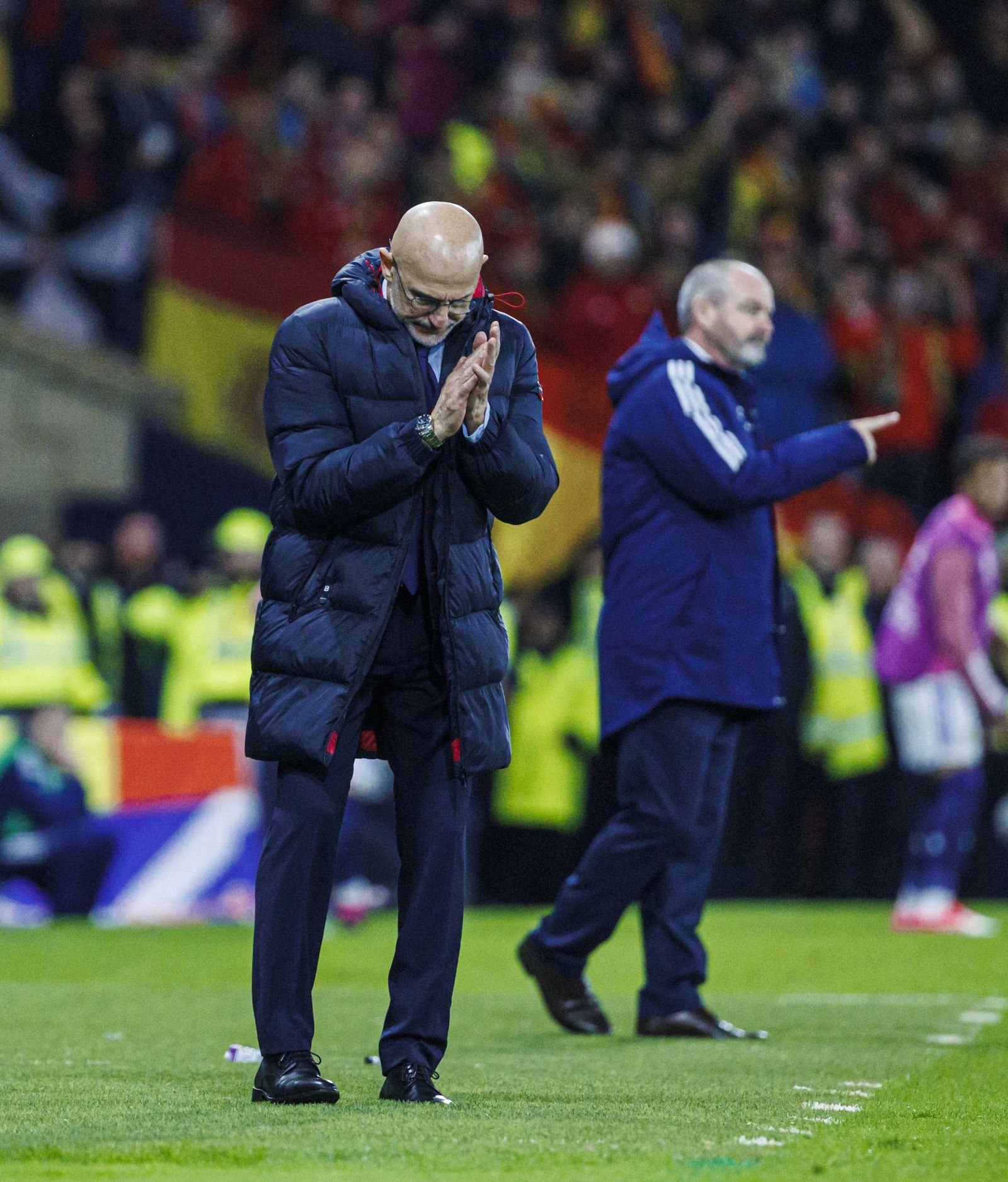 Las fotos del Escocia - España