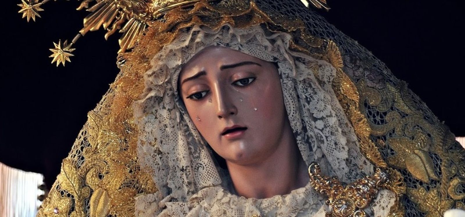 La Virgen de la Caridad, que procesiona cada Cuaresma bajo palio
