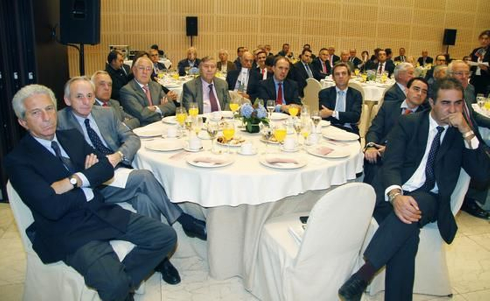 Ramón Beca, Beltrán Calvo, Matías Conde, Jaime Raynaud, Alfonso Pérez, Luis Miguel Rufino, José Luis Calvo, Miguel Contreras y Francisco Javier Pazo.

Foto: Juan Carlos Vázquez