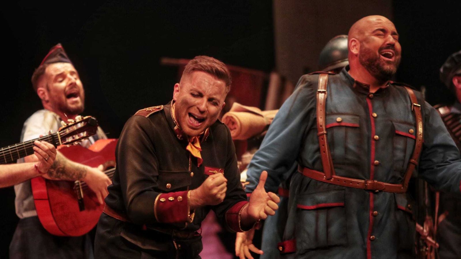 La comparsa "La división extranjera"