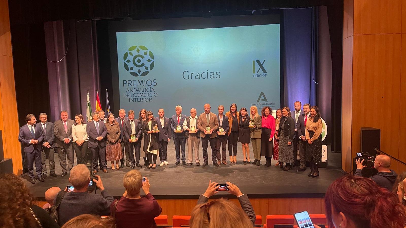 Premiados en la IX edición de los Premios del Comercio Interior de Andalucía