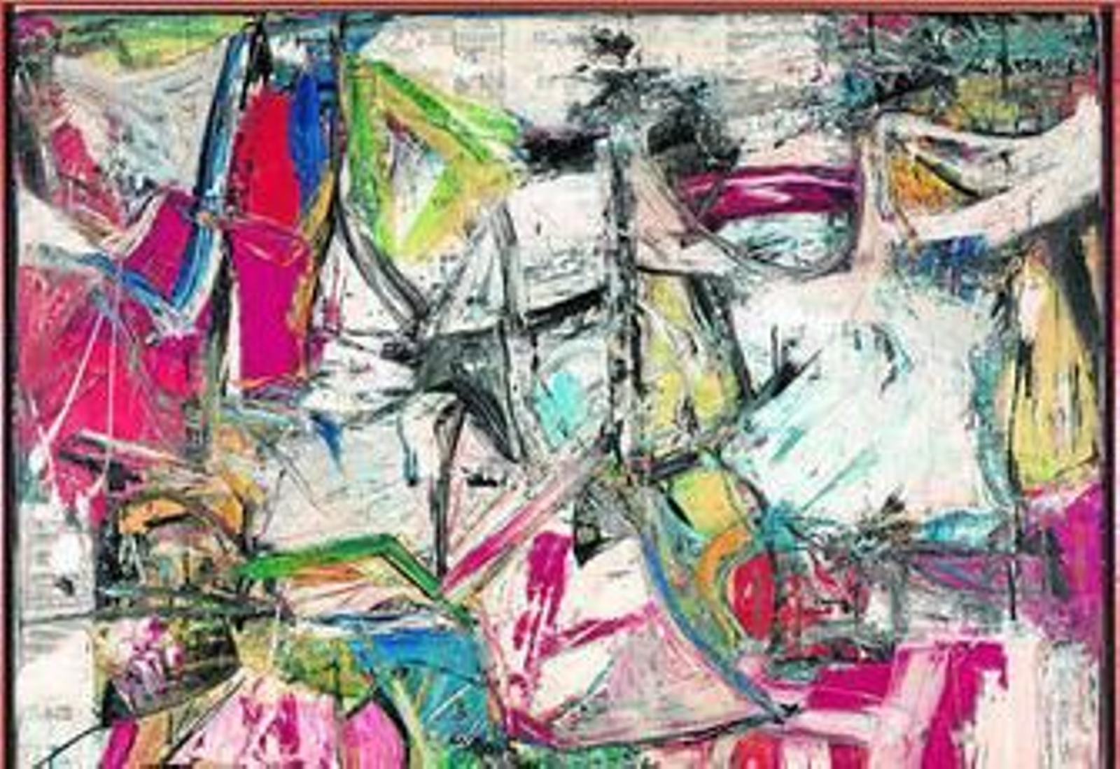 Uno de los cuadros expuestos en Nueva York.