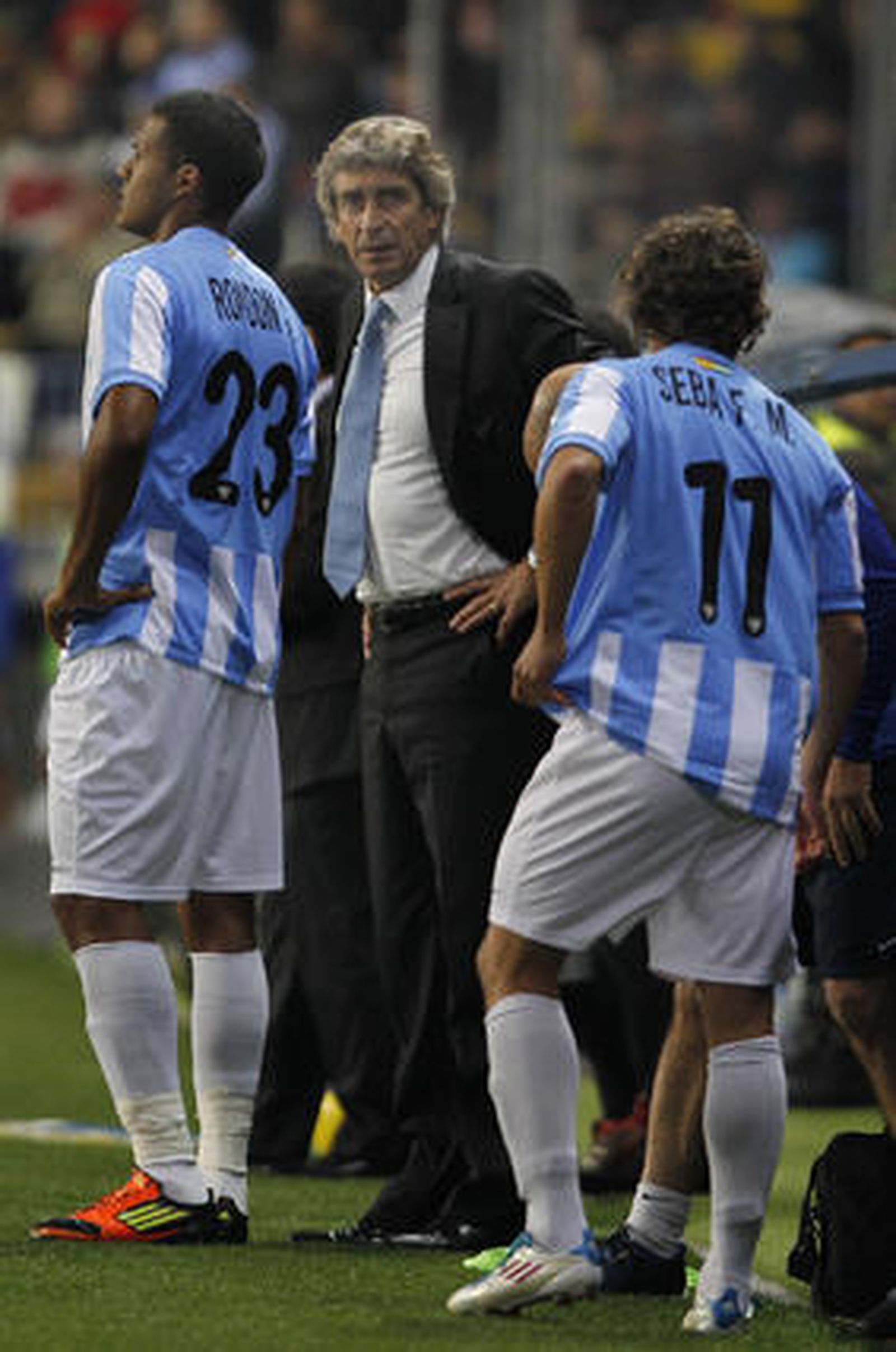 El Málaga es goleado en casa ante el Barcelona (1-4). / Sergio Camacho