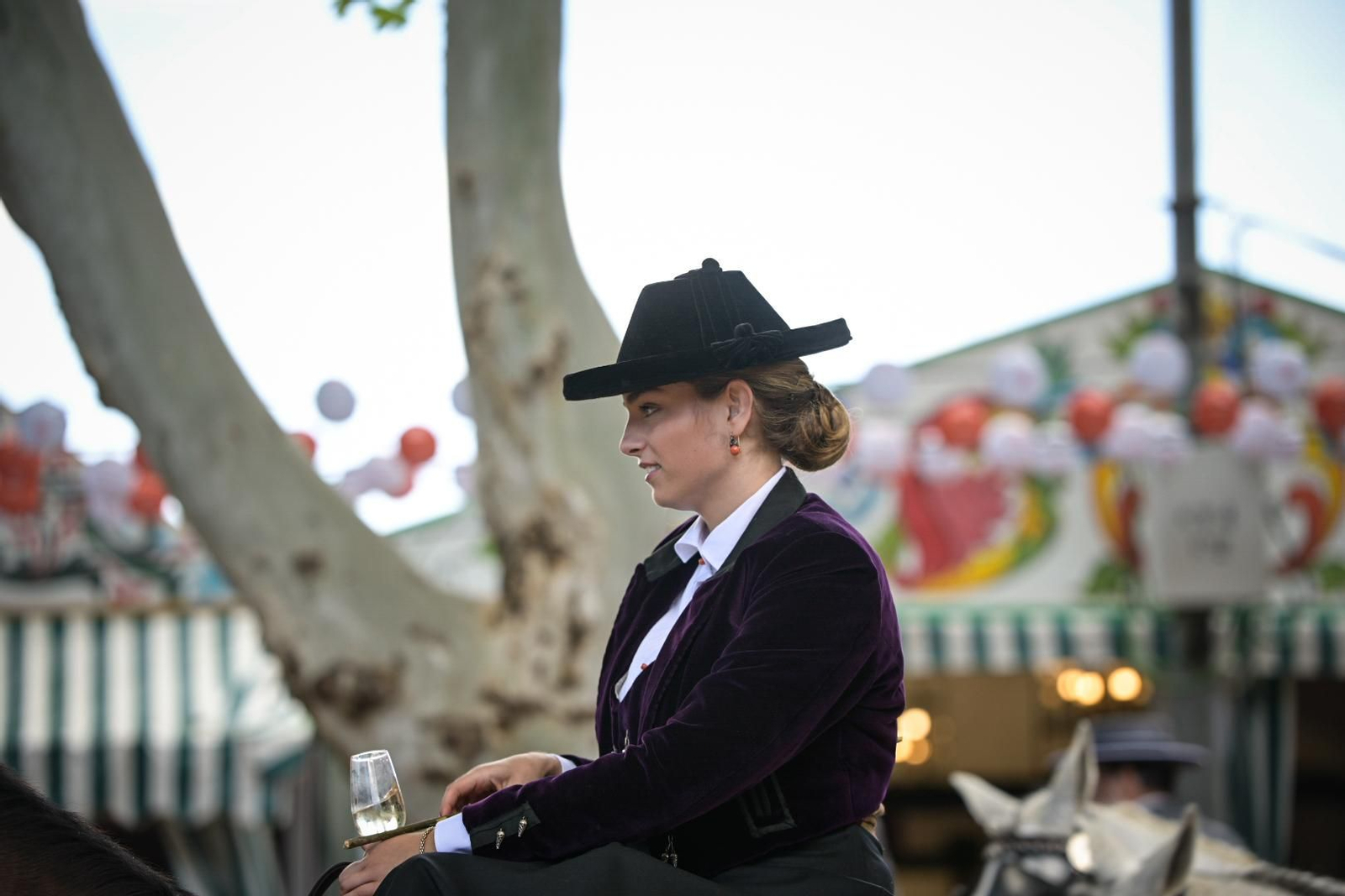 Ambiente de feria en el Real