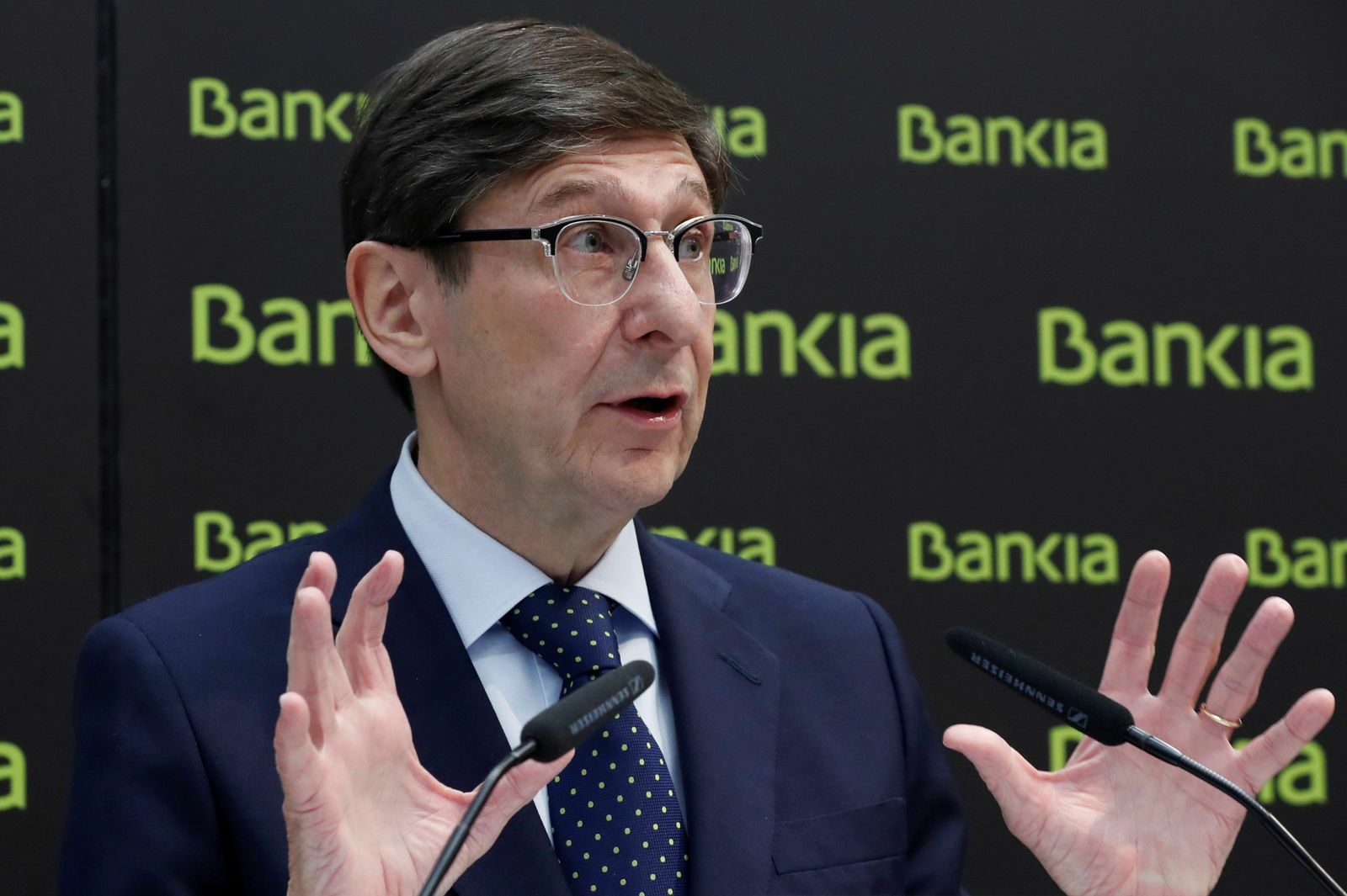 El presidente de Bankia, José Ignacio Goirigolzarri, presenta las cuentas de la entidad del cuarto trimestre.