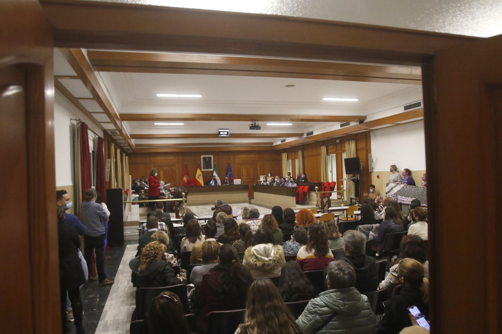 Pleno extraordinario por el Día Internacional de la Eliminación de la Violencia contra la Mujer.
