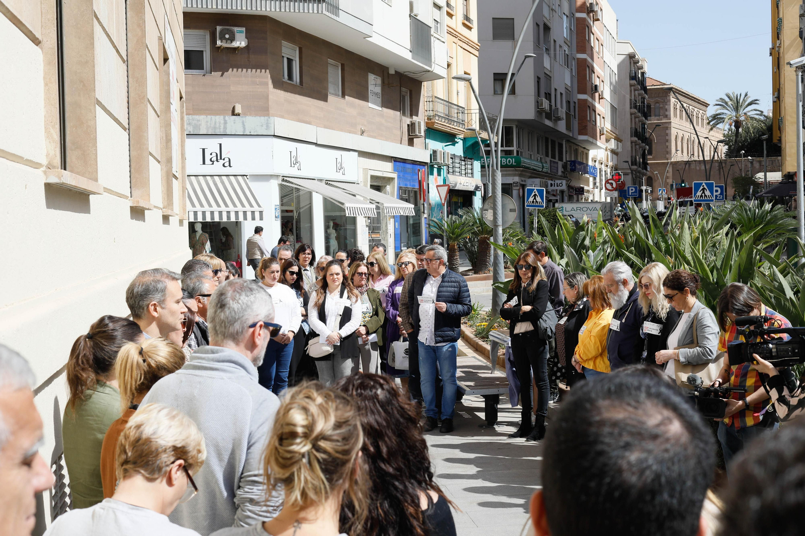 Imágenes de la concentración por muerte de un trabajador en accidente laboral