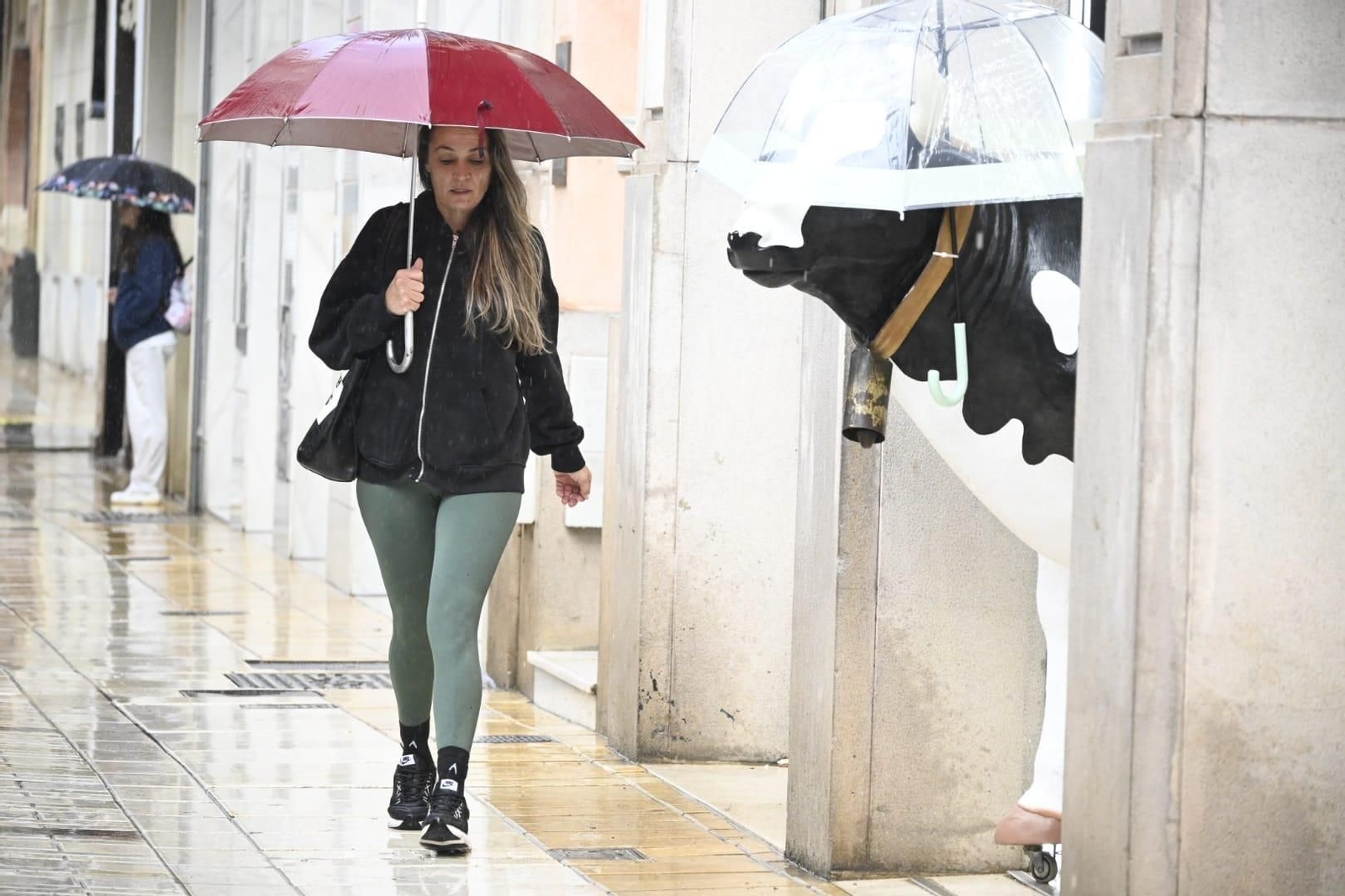 Imágenes del paso de la DANA por Huelva en la mañana del viernes
