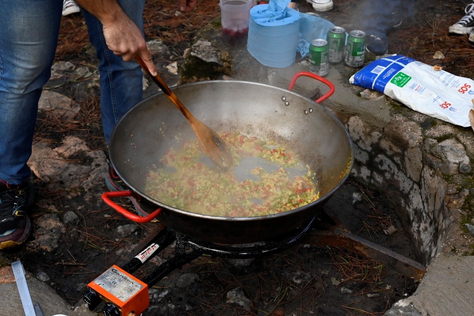 Las imágenes de los peroles por San Rafael en Los Villares